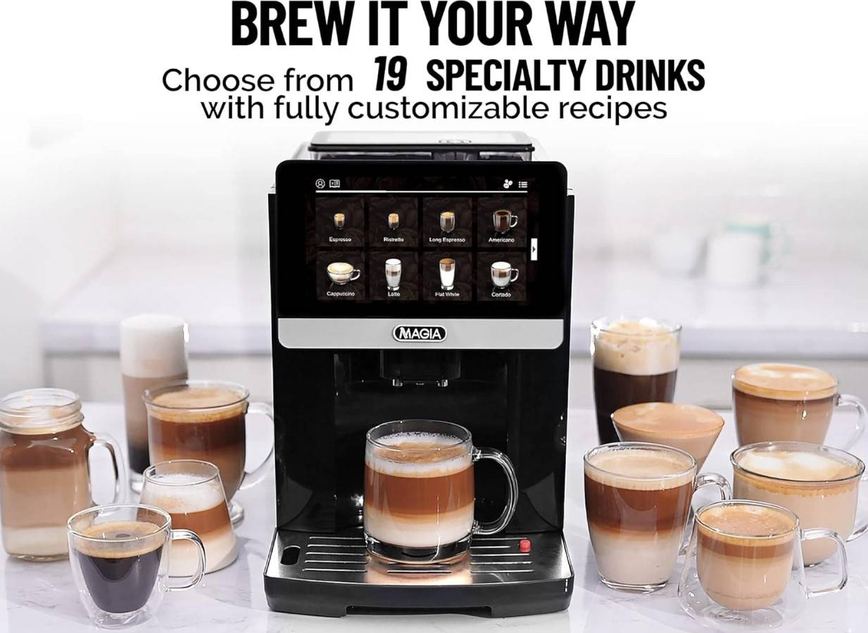 Zulay Executive Milk Frother&Magia Super Automatic Coffee Espresso Machine