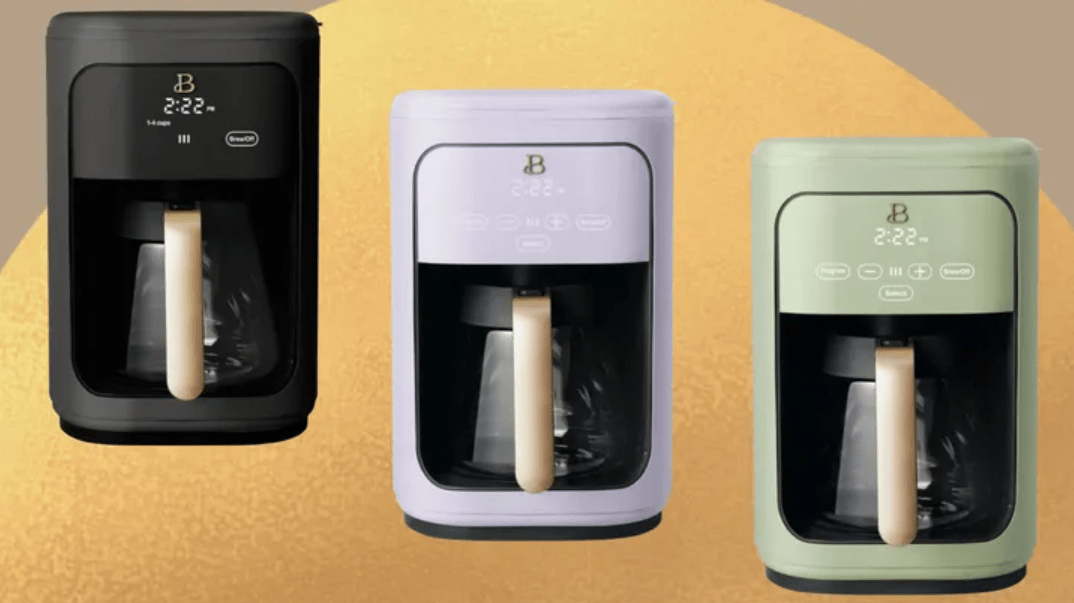 Unveiling the Beautiful 14 Cup Programmable Touchscreen Coffee Maker by Drew Barrymore