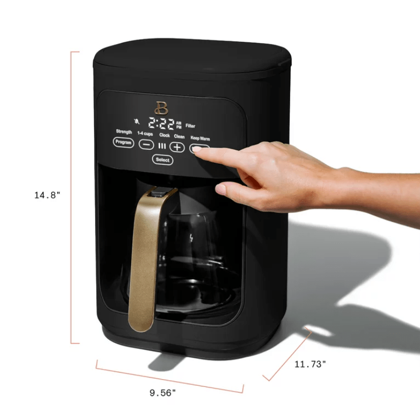 14 Cup Programmable Touchscreen Coffee Maker by Drew Barrymore