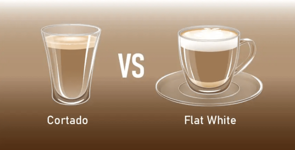 flat white vs cortado